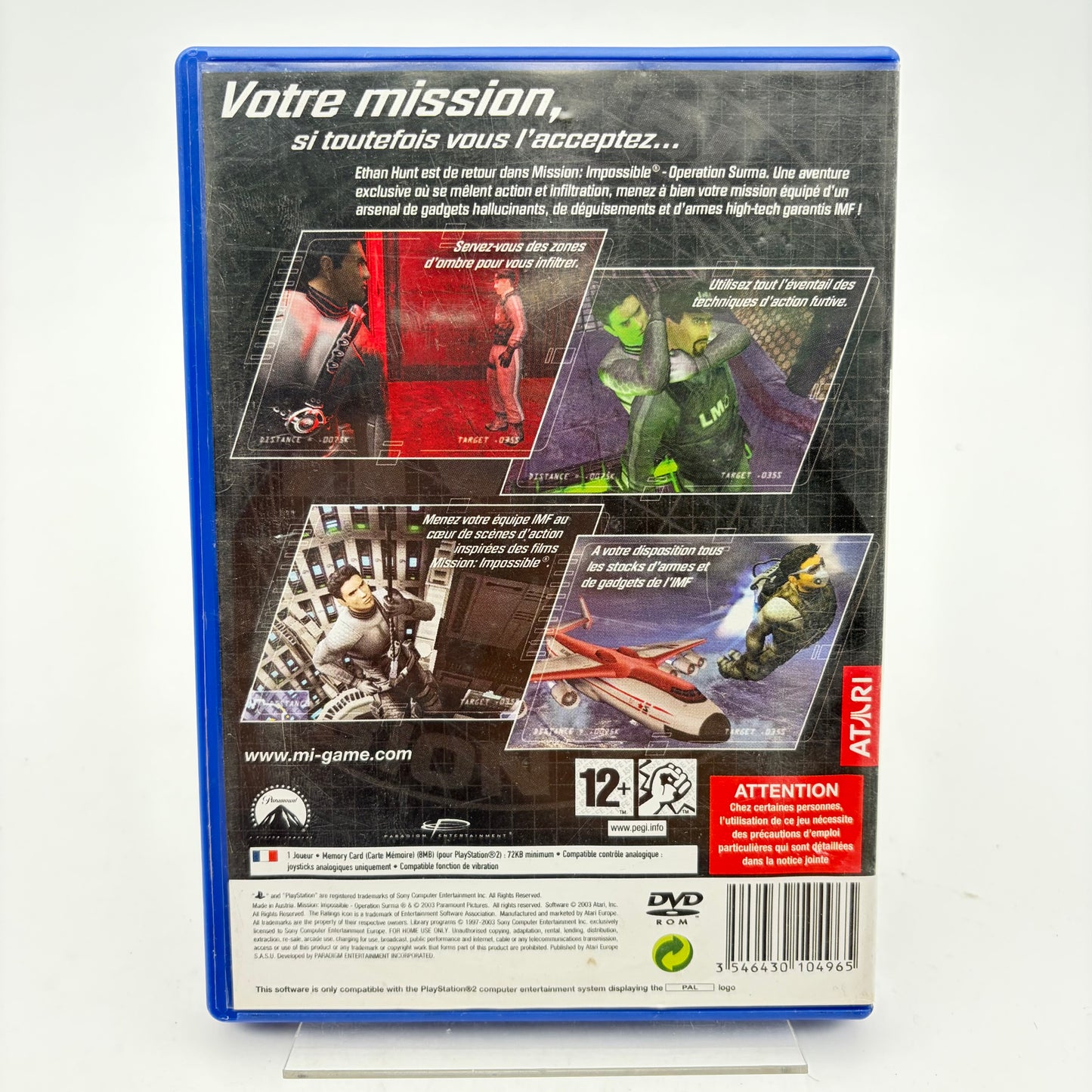 MISSION IMPOSSIBLE OPERATION SURMA - PLAYSTATION 2