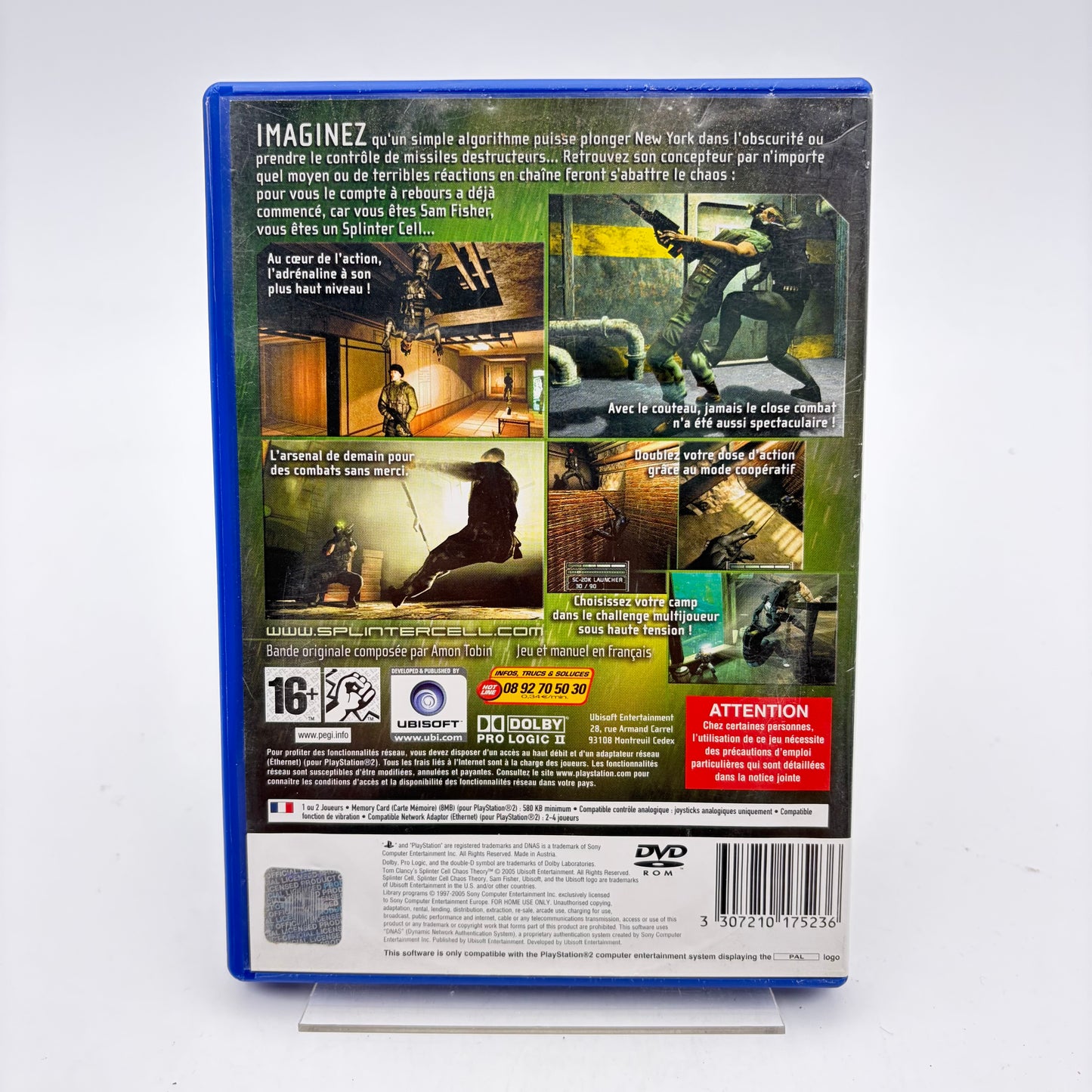 TOM CLANCY'S SPLINTER CELL CHAOS THEORY - PLAYSTATION 2