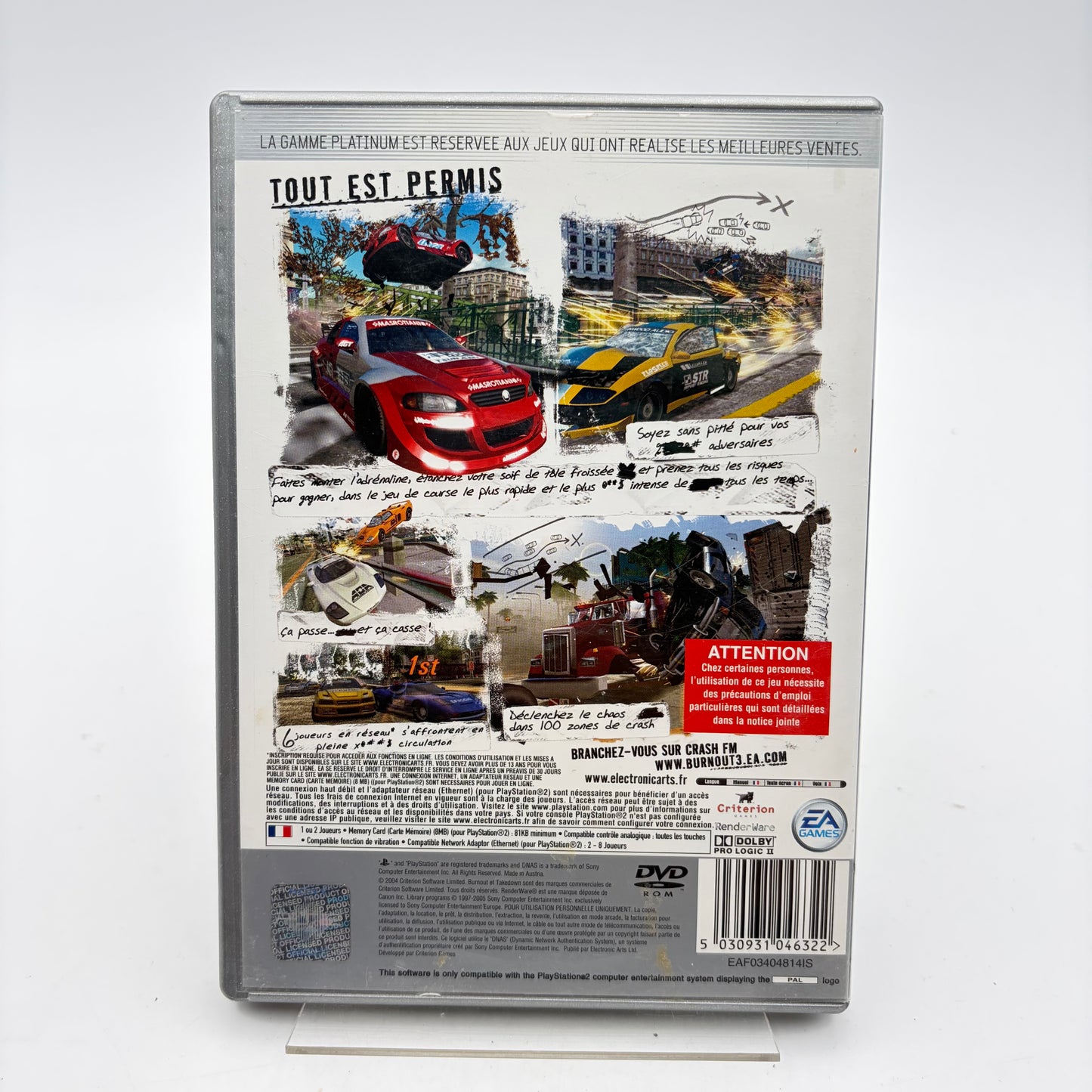 BURNOUT 3 TAKEDOWN - PLAYSTATION 2