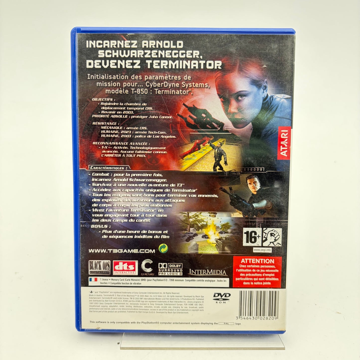 TERMINATOR 3 LE SOULÈVEMENT DES MACHINES - PLAYSTATION 2