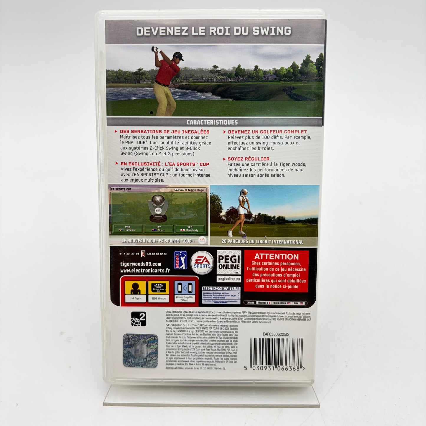 TIGER WOODS PGA TOUR 09 - PLAYSTATION PORTABLE