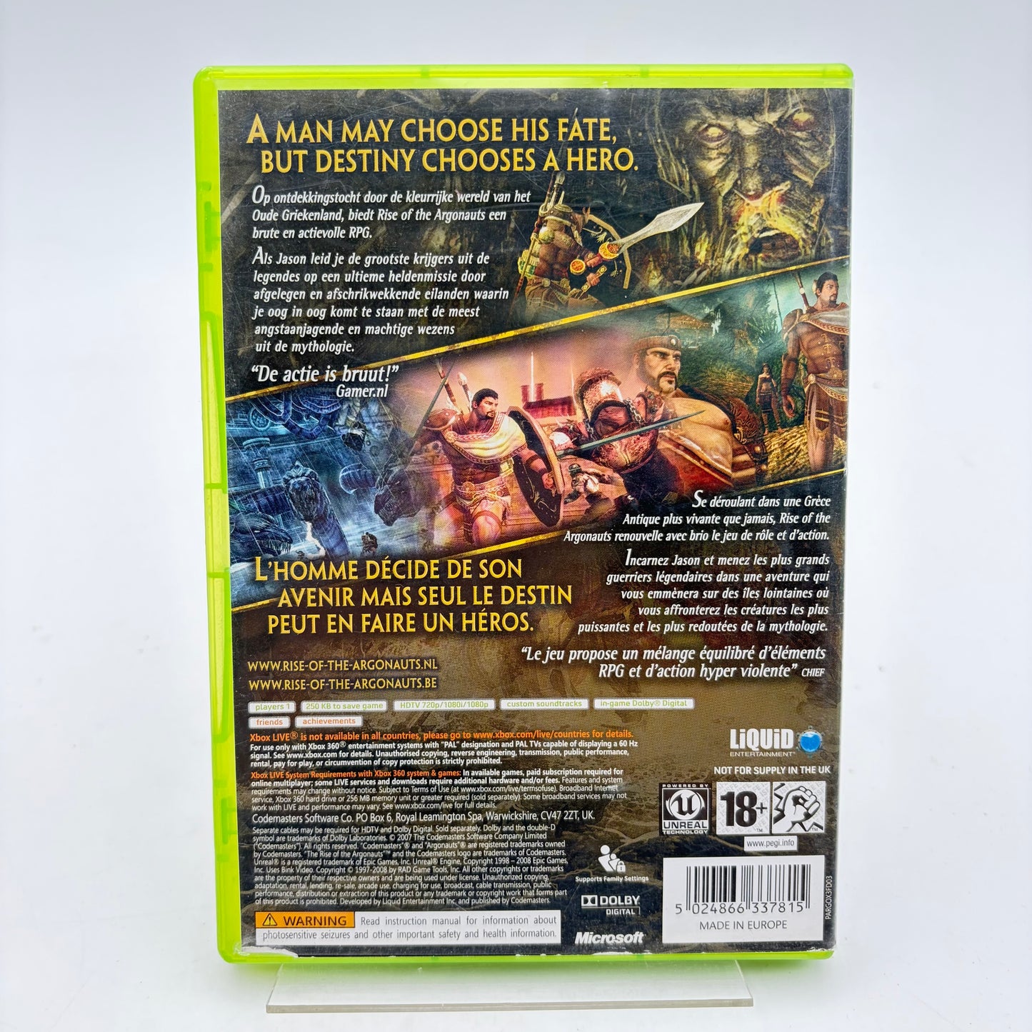 RISE OF THE ARGONAUTS - XBOX 360