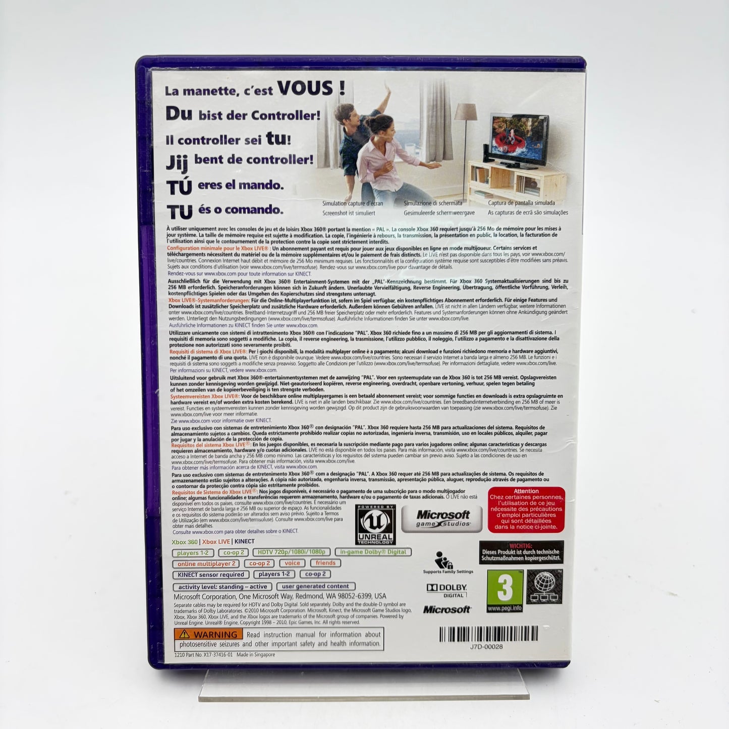 KINECT ADVENTURES - XBOX 360