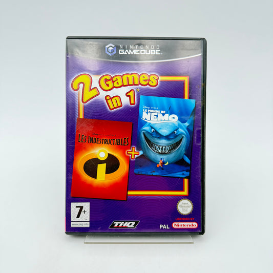 LES INDESTRUCTIBLES + LE MONDE DE NEMO - GAMECUBE
