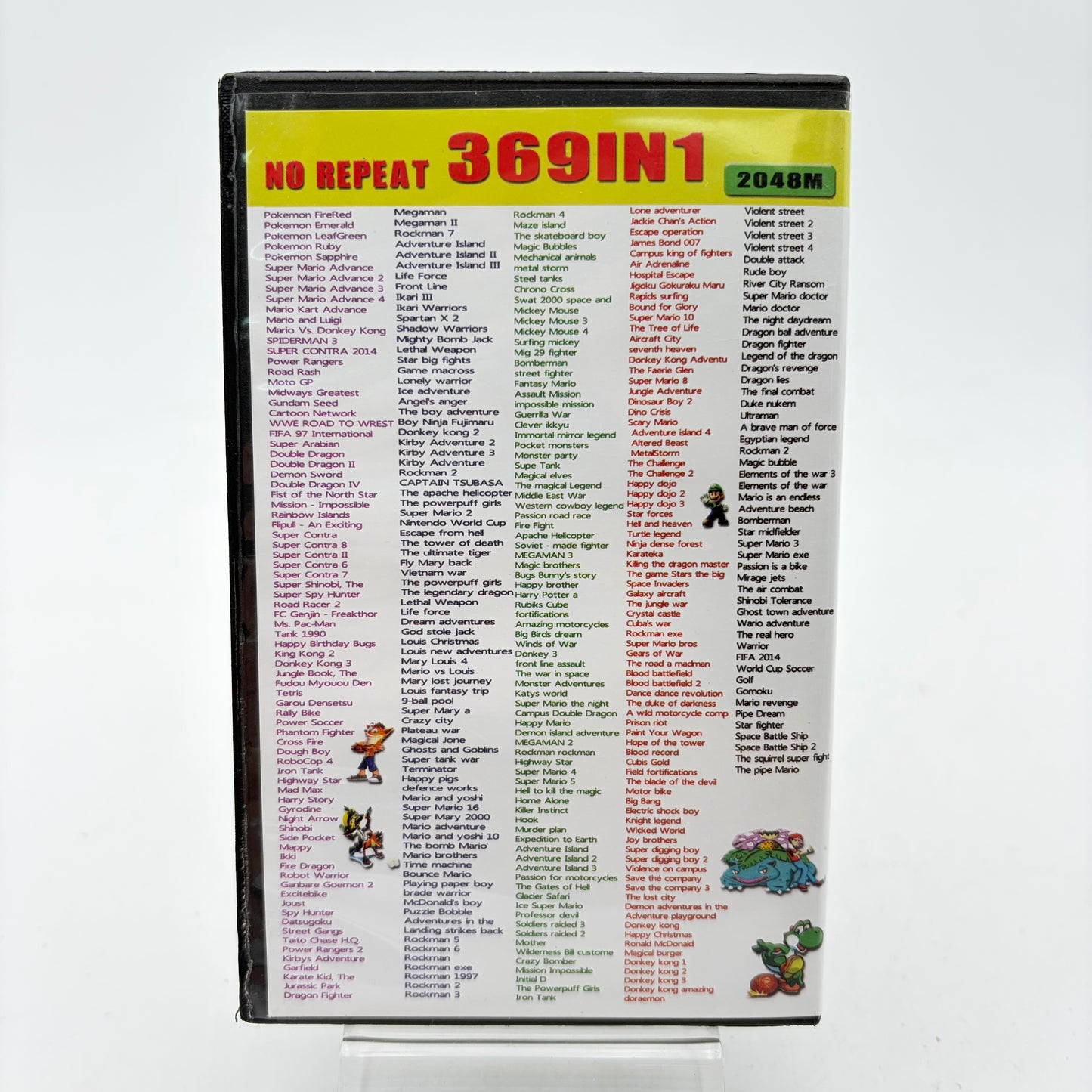 369 IN 1 (BOOTLEG) - GAMEBOY ADVANCE