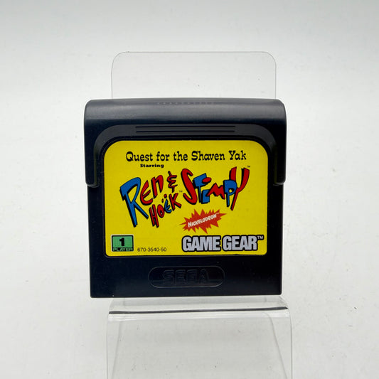 REN & STIMPY: QUEST FOR THE SHAVEN YAK - GAMEGEAR