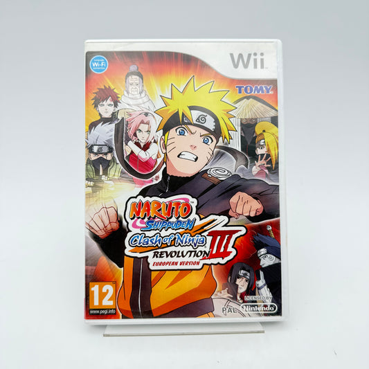 NARUTO CLASH OF NINJA REVOLUTION 3 - WII
