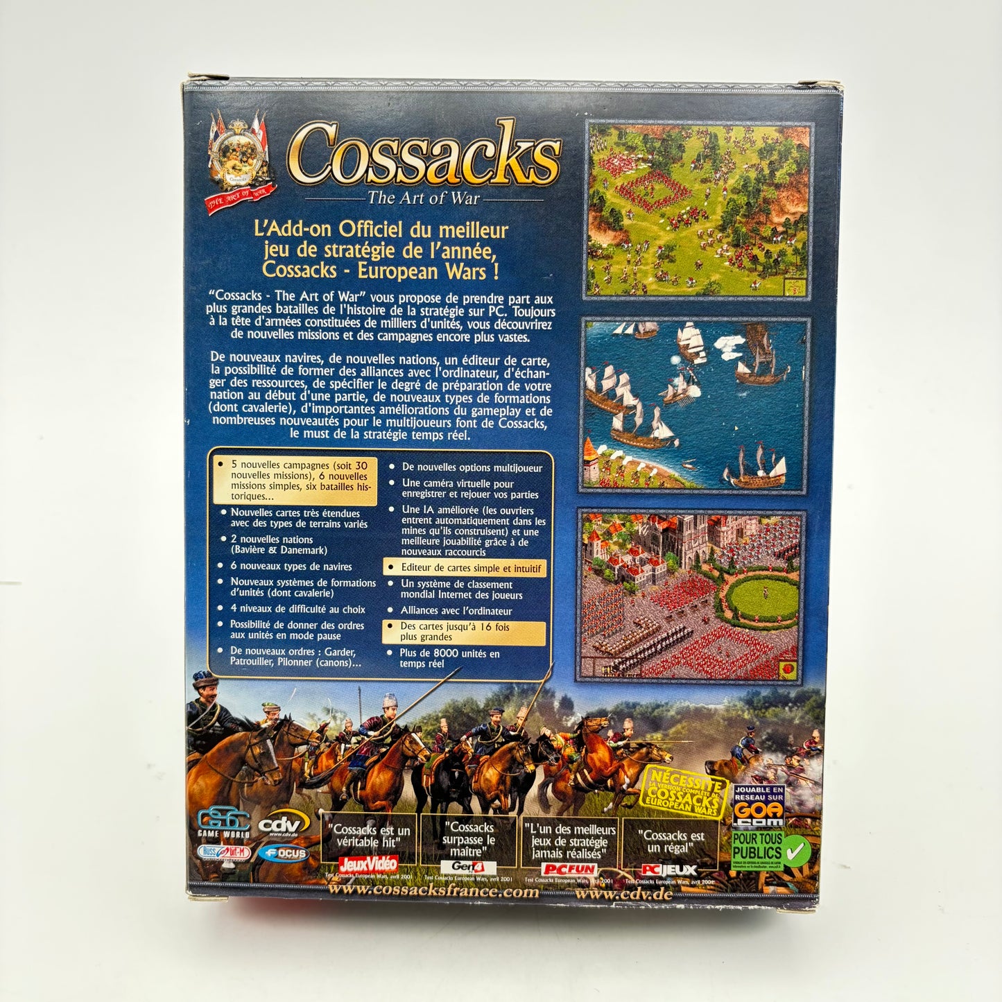 COSSAKS THE ART OF WAR - PC BIG BOX