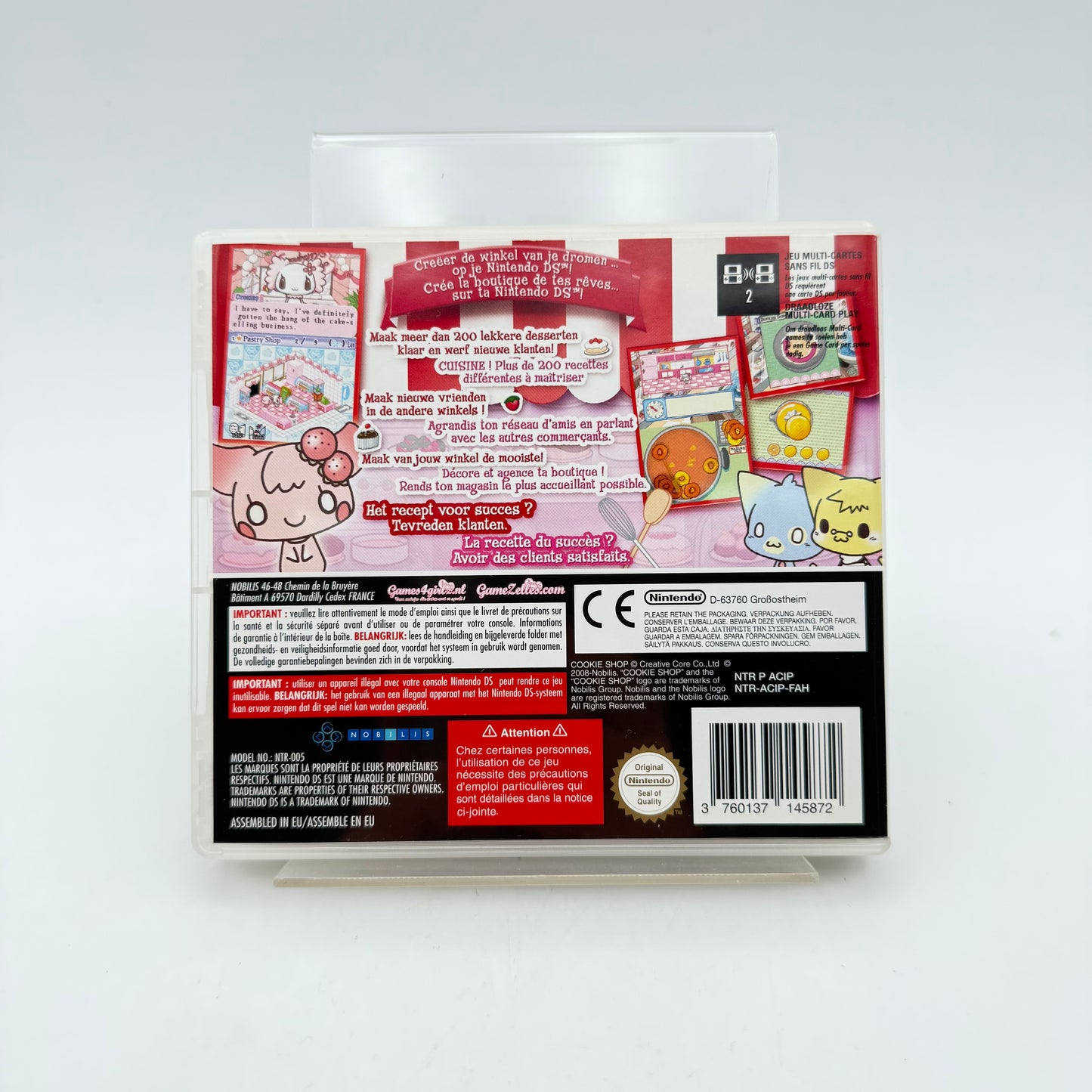 COOKIE SHOP - NINTENDO DS