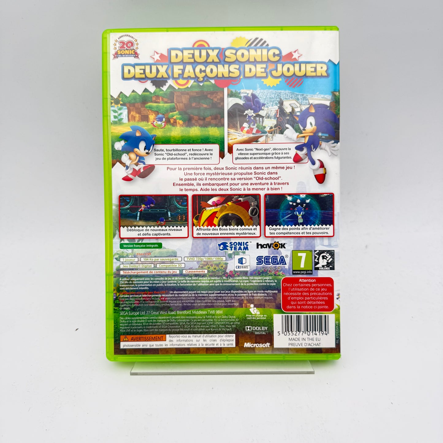 SONIC GENERATIONS - XBOX 360