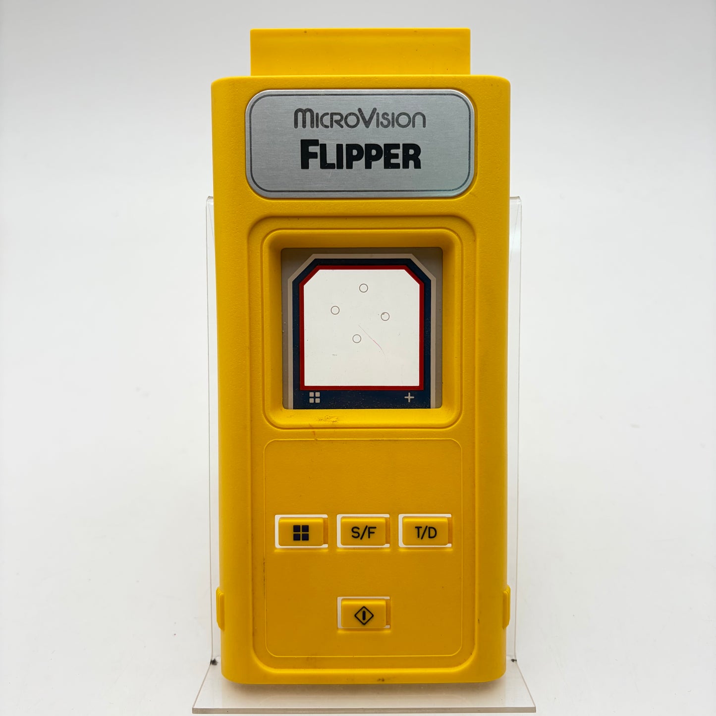 MICROVISION + 4 JEUX (FLIPPER, BATAILLE NAVALE, SHOOTING STAR ET BLITZ)