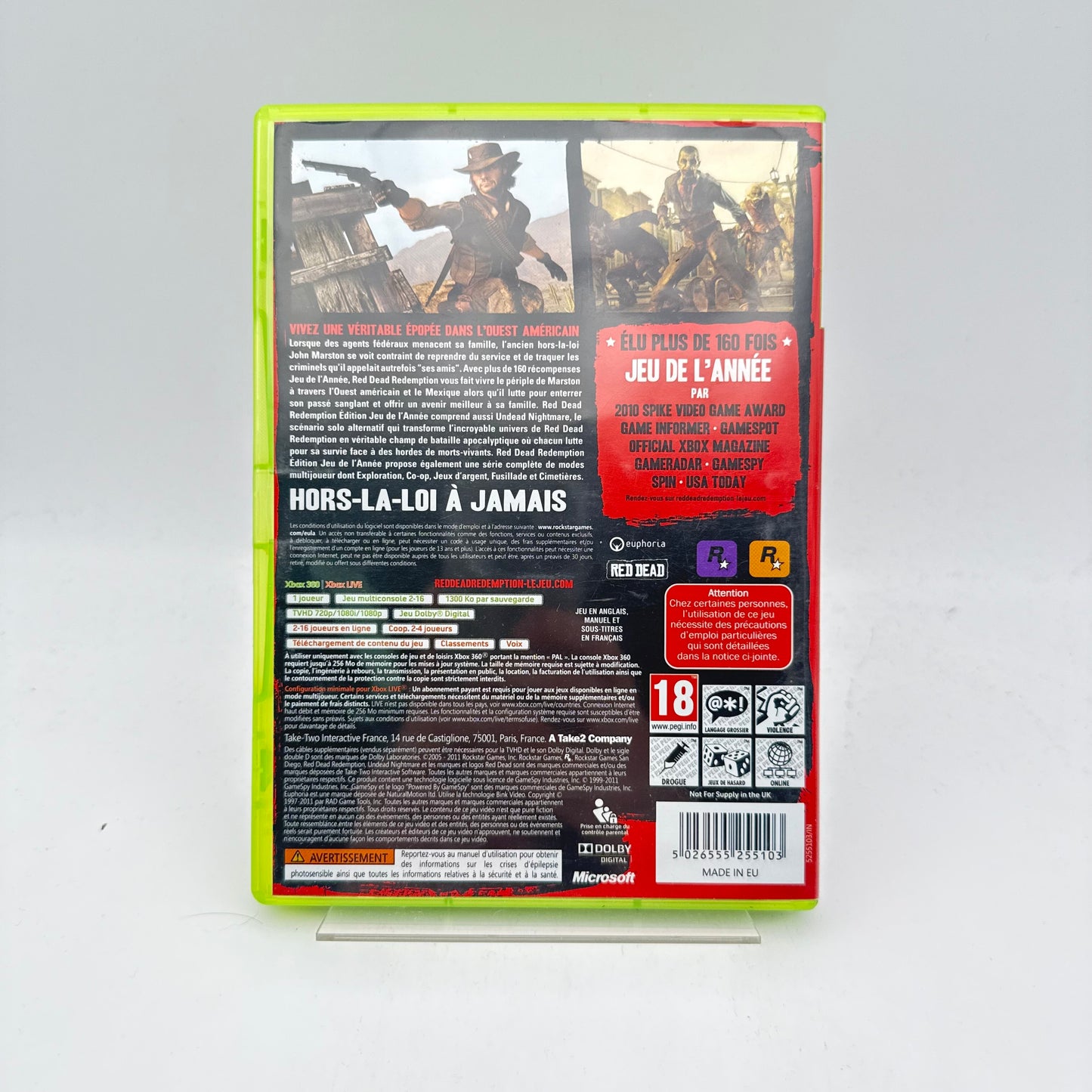 RED DEAD REDEMPTION ÉDITION JEU DE L'ANNÉE - XBOX 360
