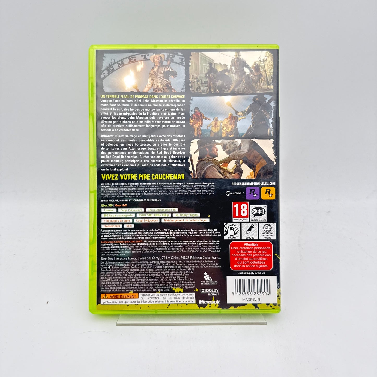 RED DEAD REDEMPTION UNDEAD NIGHTMARE - XBOX 360