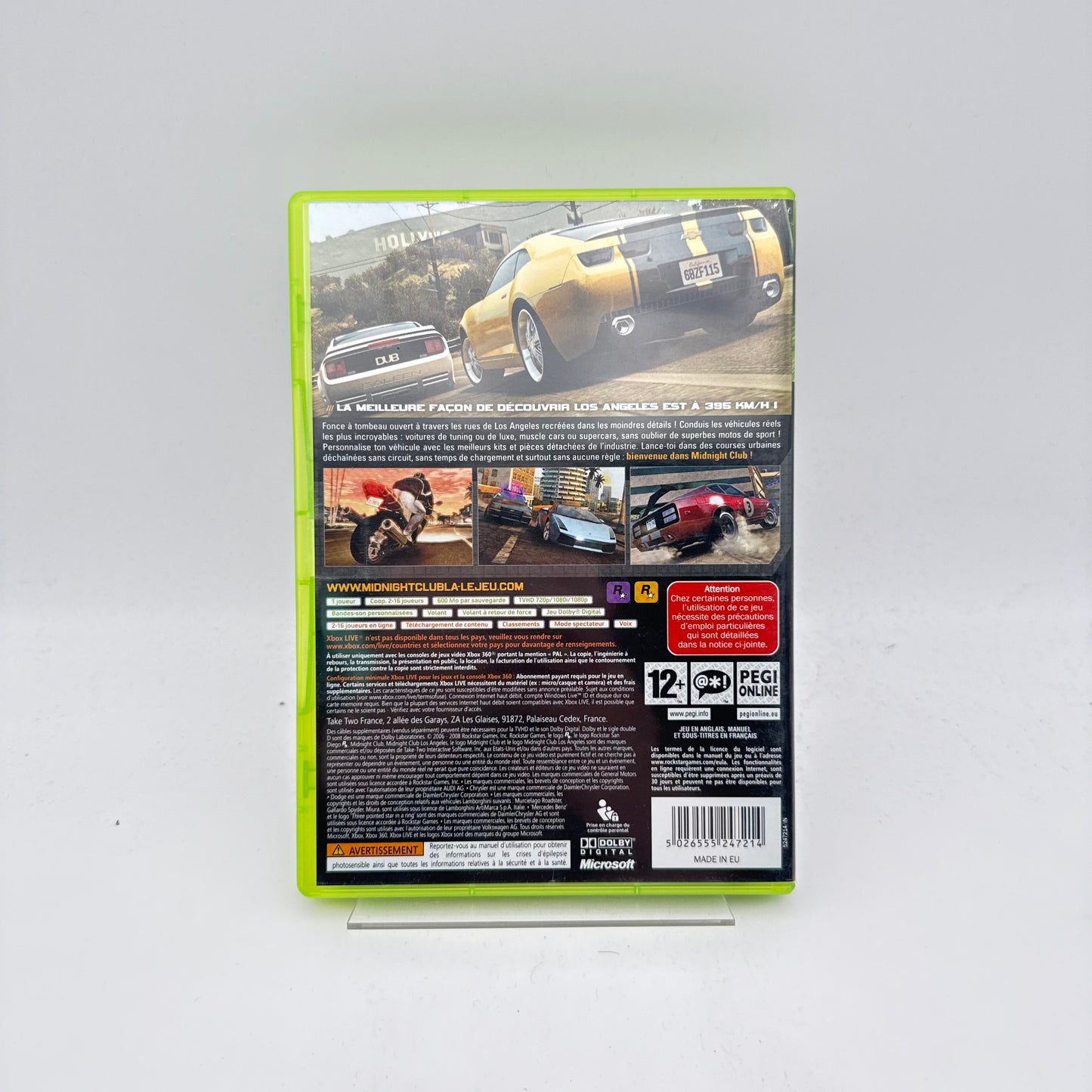 MIDNIGHT CLUB LOS ANGELES - XBOX 360
