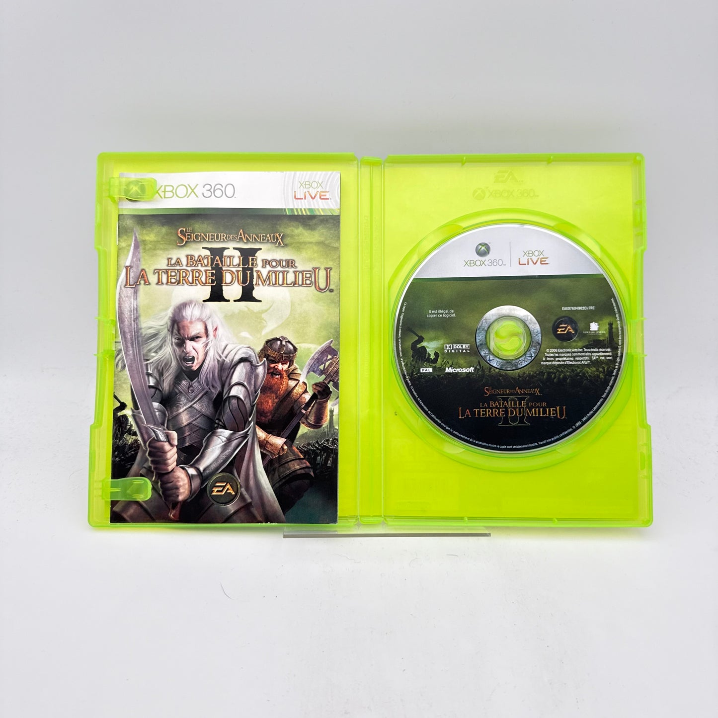 LE SEIGNEUR DES ANNEAUX LA BATAILLE POUR LA TERRE DU MILIEU II - XBOX 360