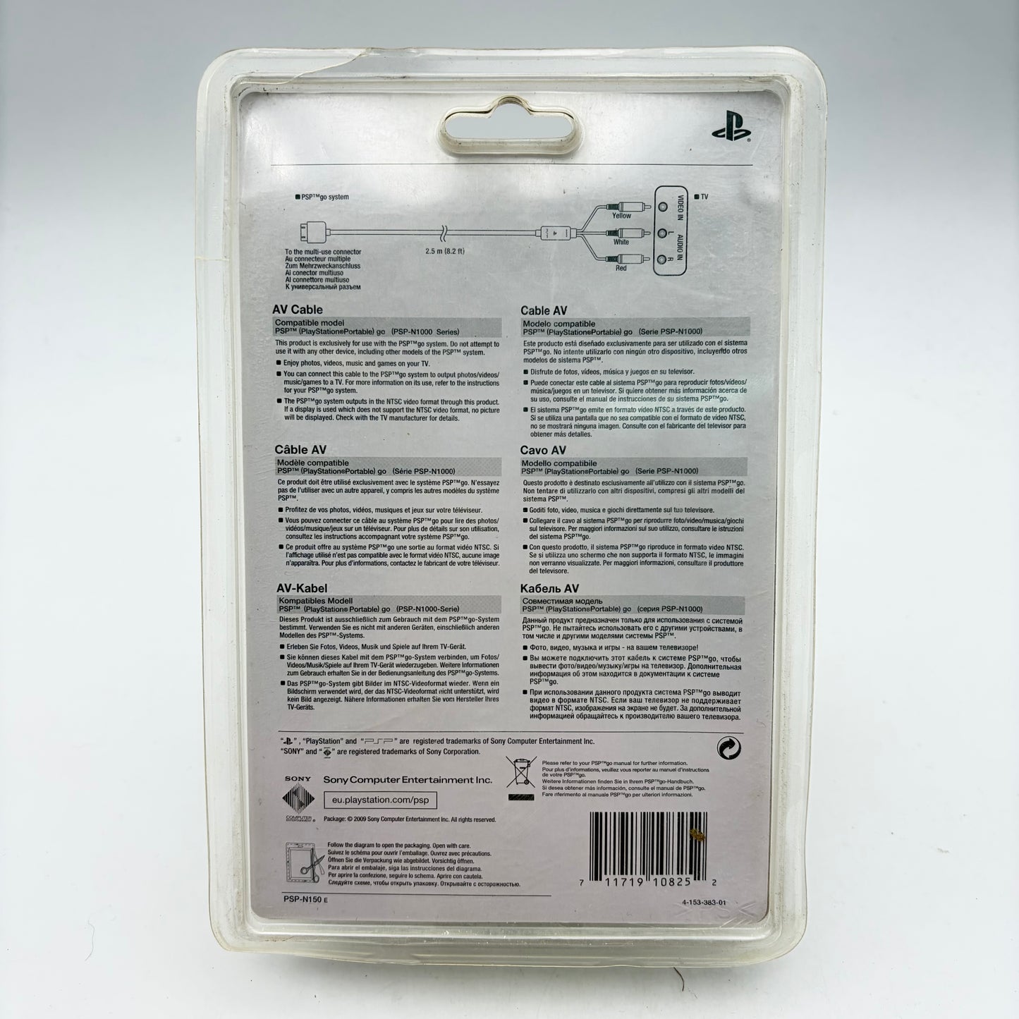 CÂBLE AV OFFICIEL PSP GO / PSP N-1000
