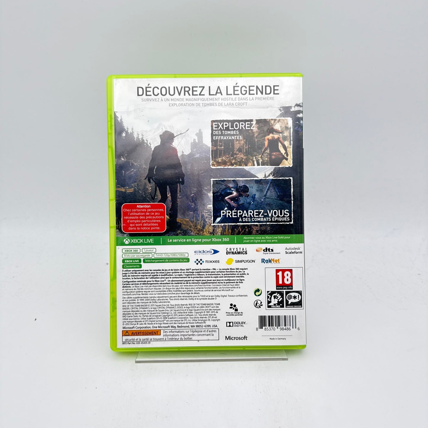 RISE OF THE TOMB RAIDER - XBOX 360