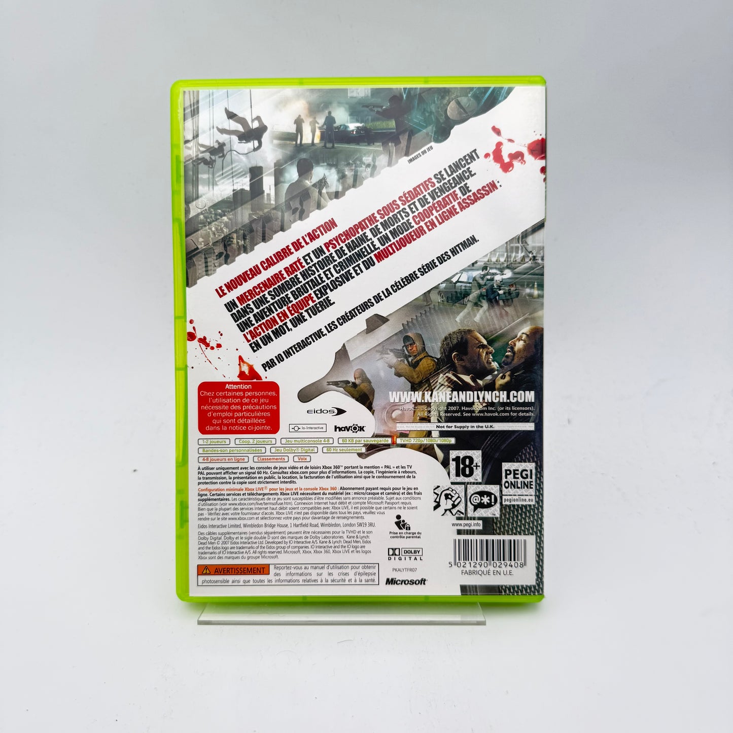 KANE & LYNCH DEAD MEN - XBOX 360