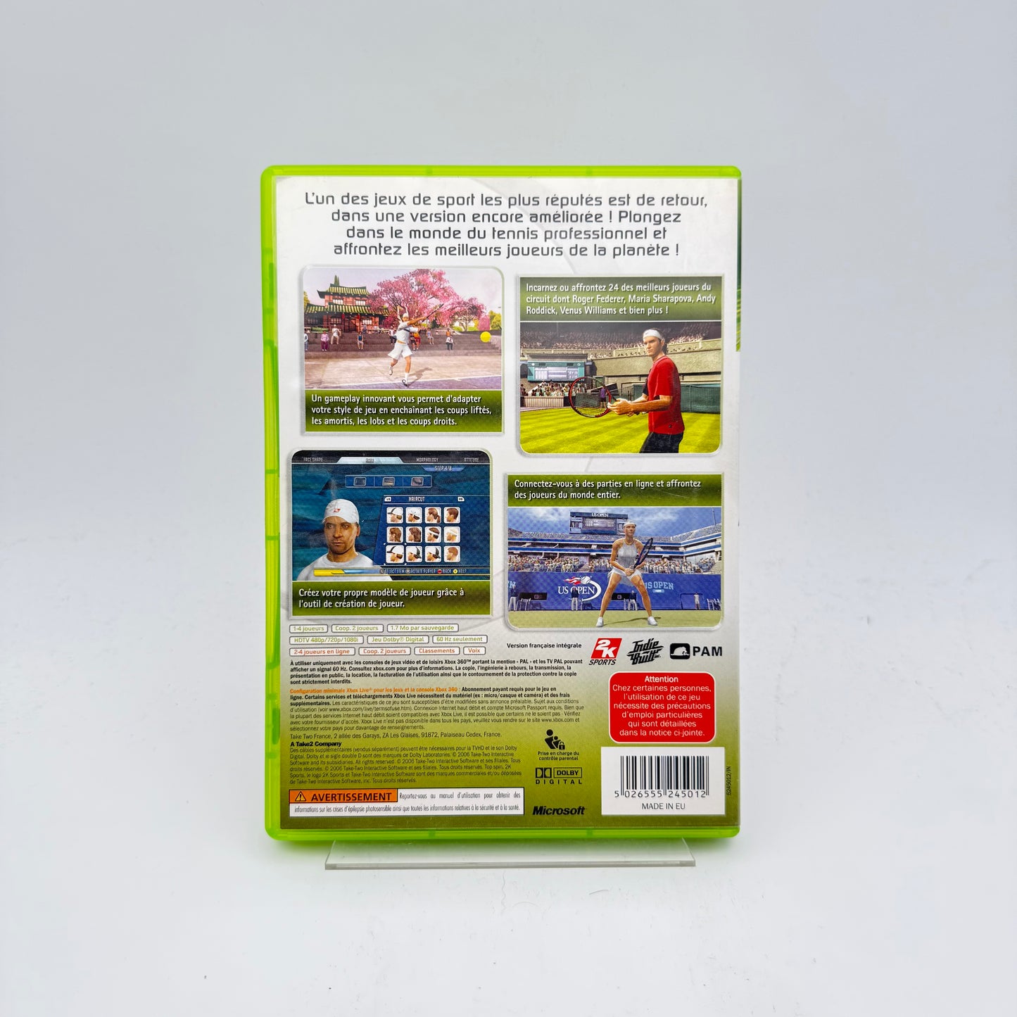 TOP SPIN 2 - XBOX 360