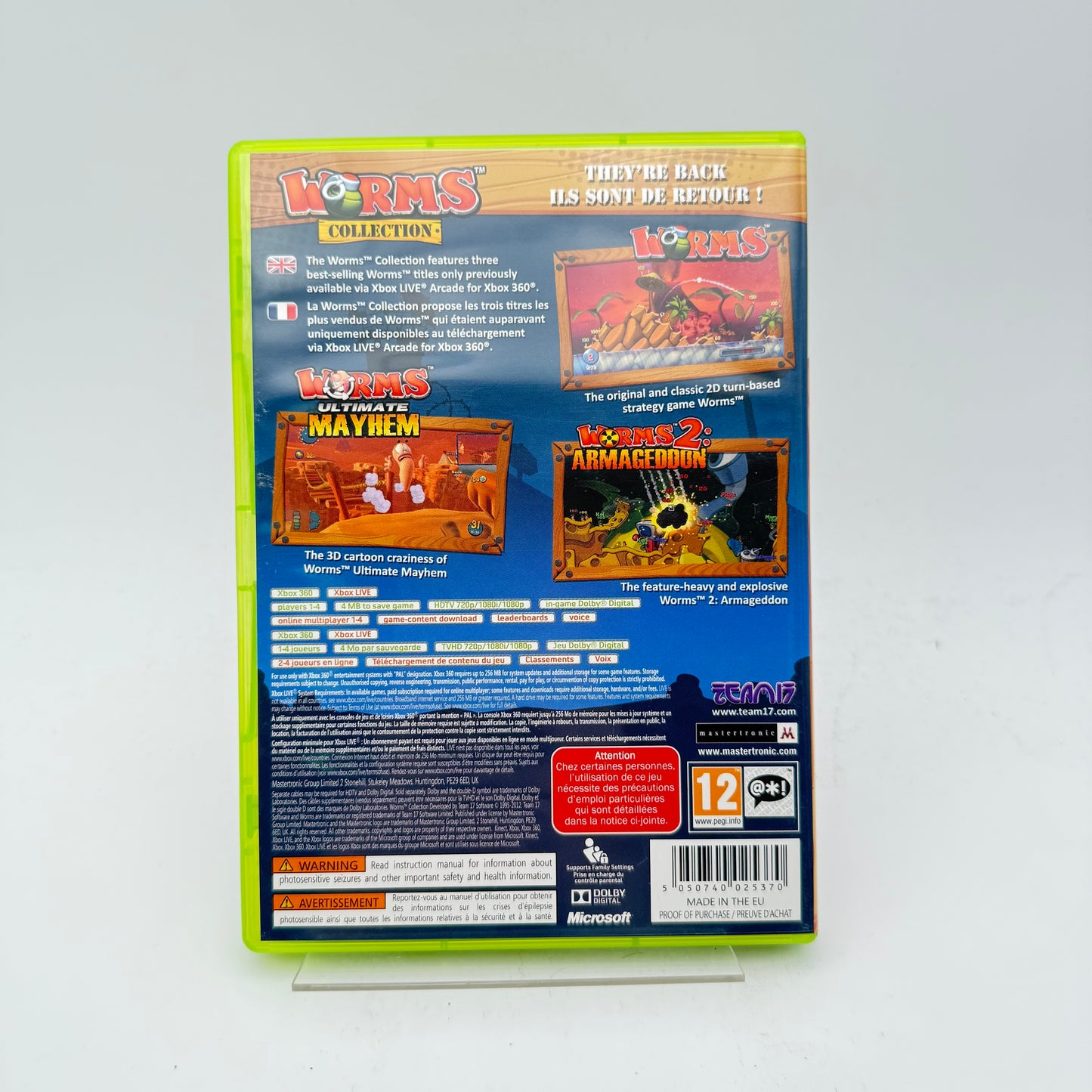WORMS COLLECTION - XBOX 360