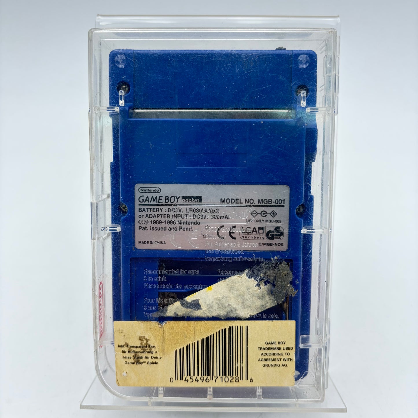 GAMEBOY POCKET BLEU