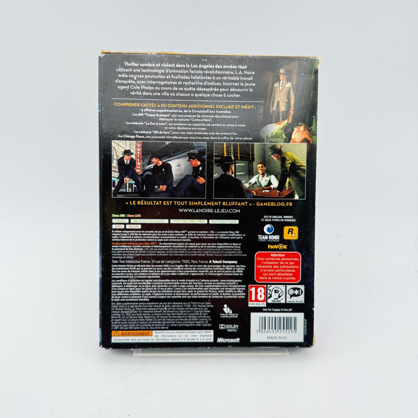 L.A. NOIRE - XBOX 360