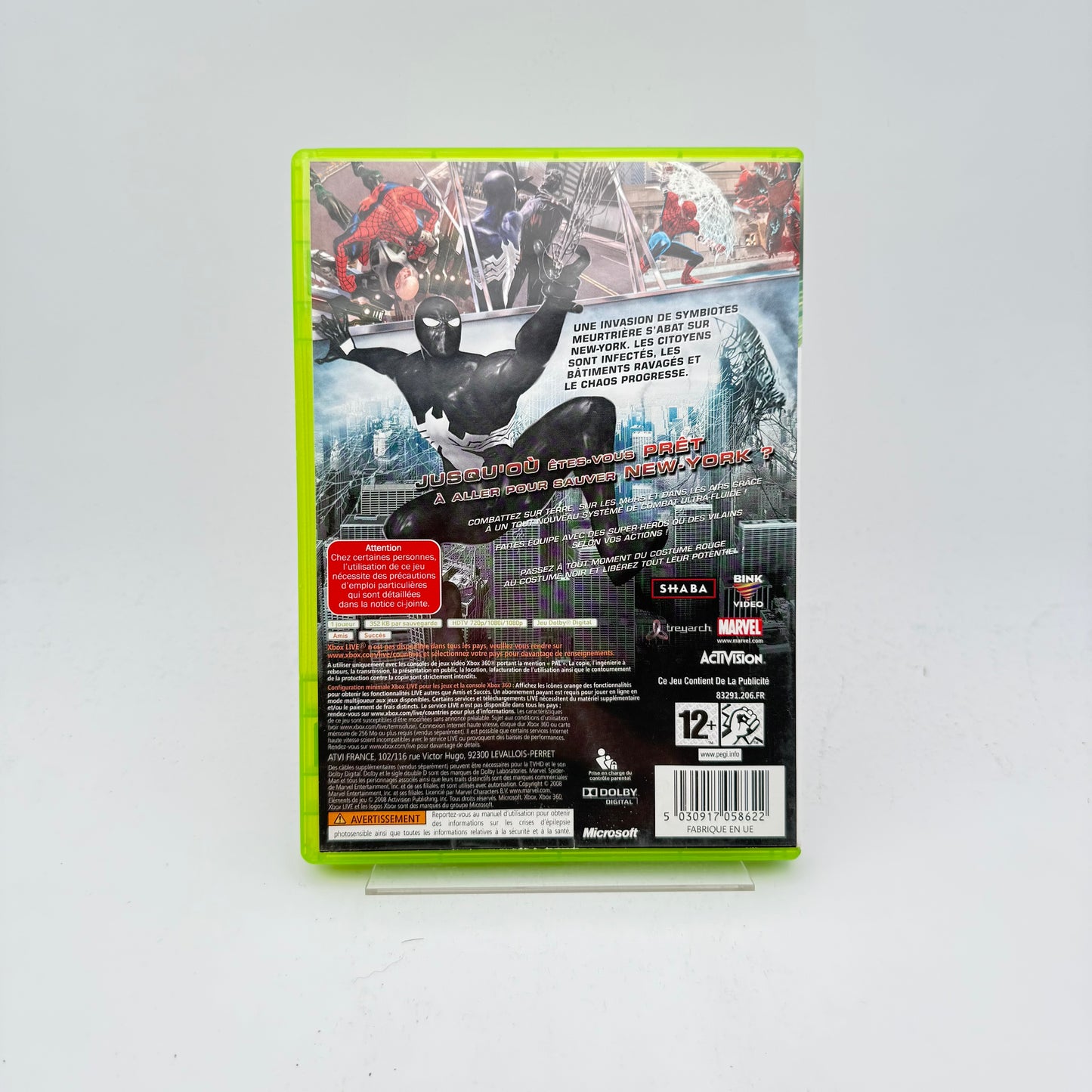 SPIDER-MAN LE RÈGNE DES OMBRES - XBOX 360
