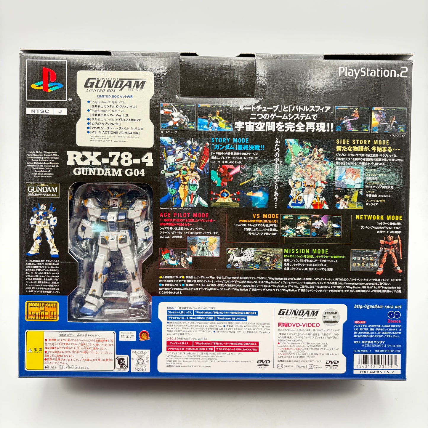 MOBILE SUIT GUNDAM LIMITED BOX - PLAYSTATION 2