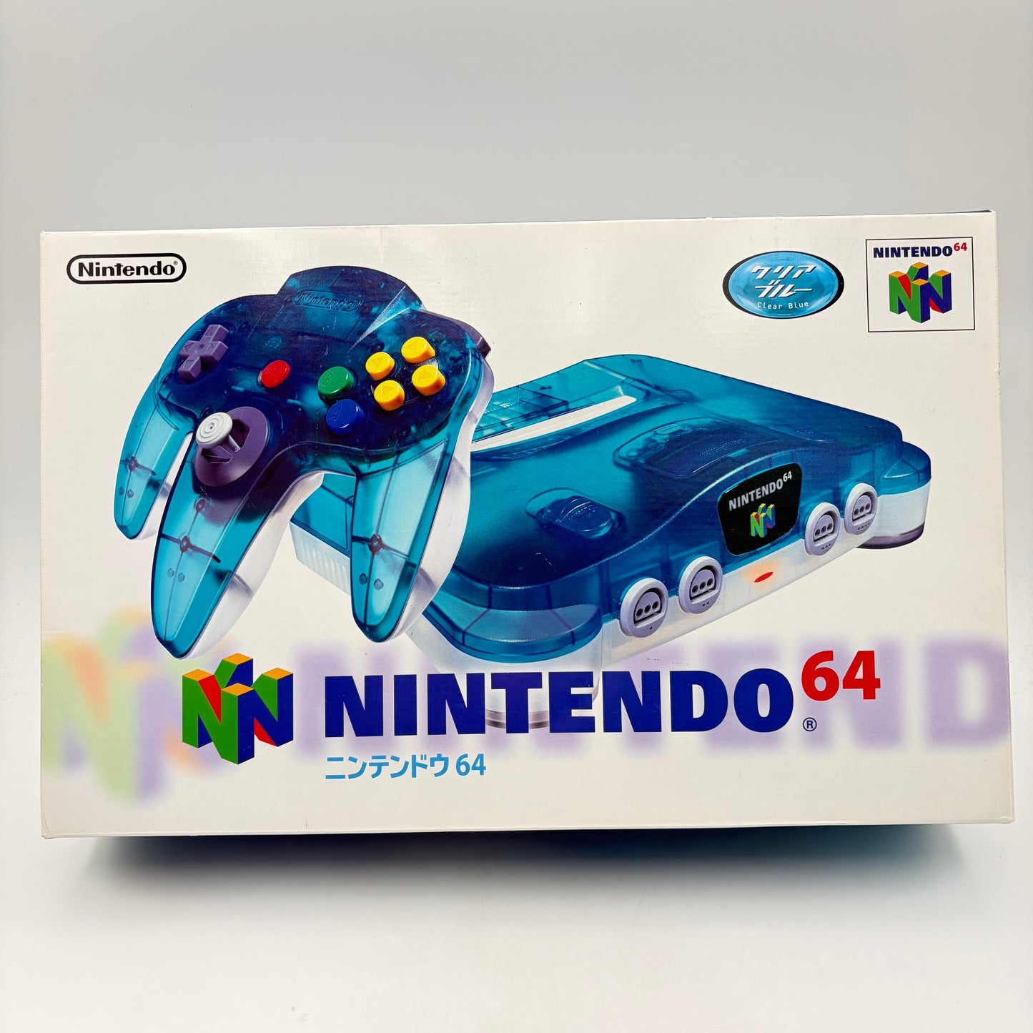 NINTENDO 64 CLEAR BLUE JAPONAISE