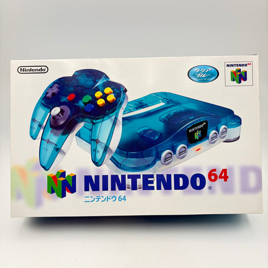 NINTENDO 64 CLEAR BLUE JAPONAISE
