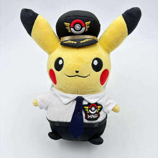 PELUCHE POKEMON CENTER PIKACHU PILOTE HANEDA