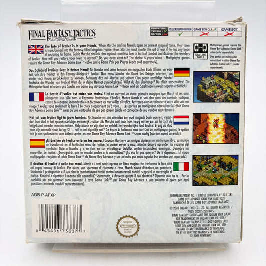 FINAL FANTASY TACTICS ADVANCE - GAMEBOY ADVANCE