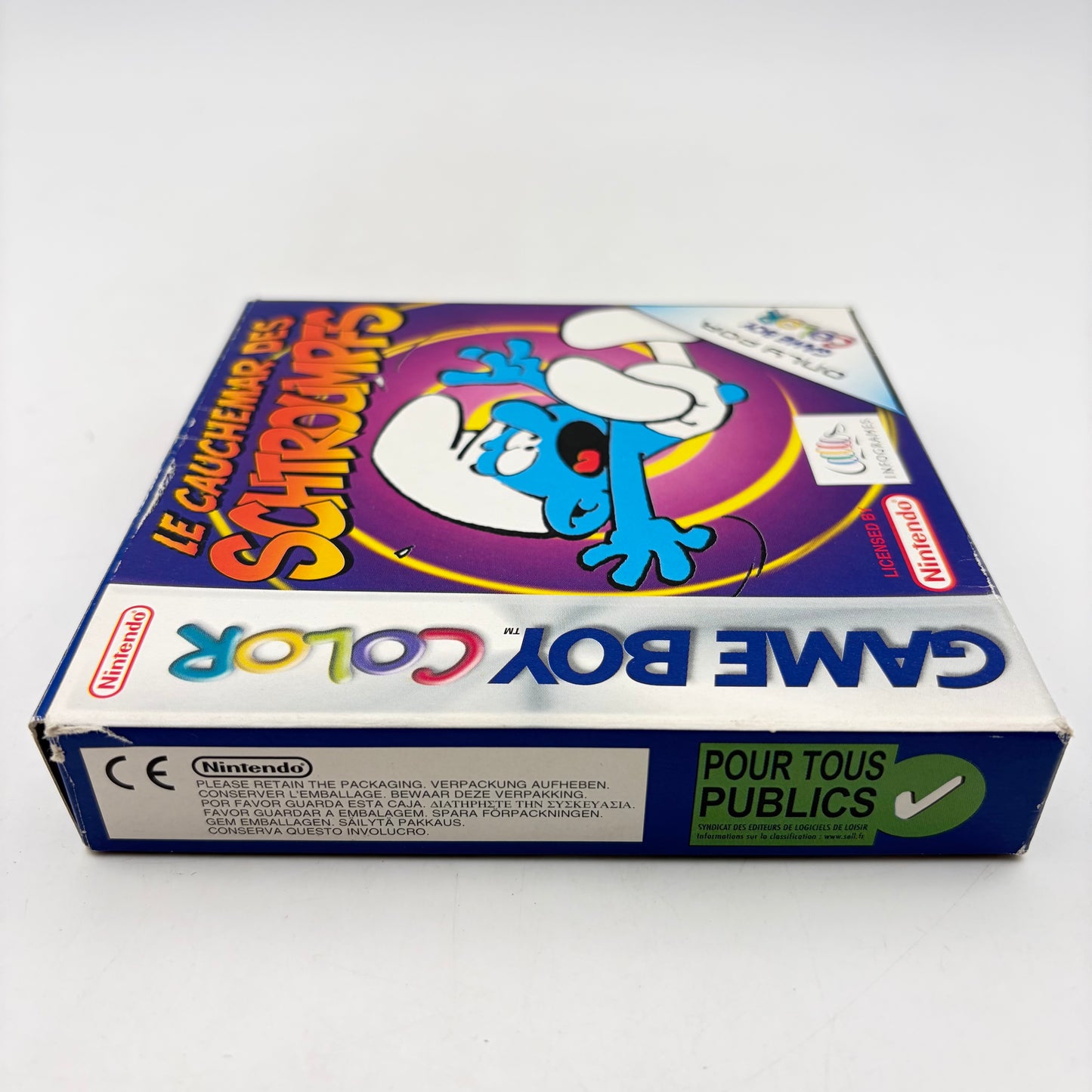 LE CAUCHEMAR DES SCHTROUMPFS - GAMEBOY COLOR