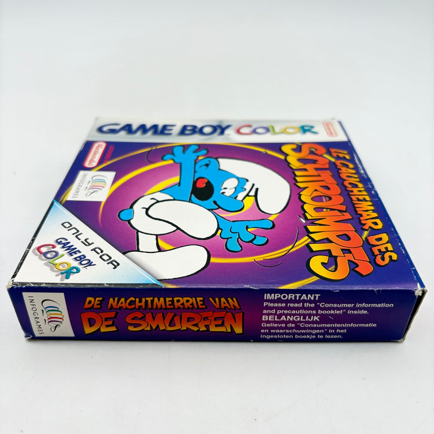 LE CAUCHEMAR DES SCHTROUMPFS - GAMEBOY COLOR