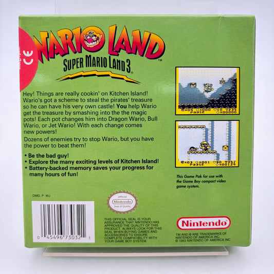 WARIO LAND: SUPER MARIO LAND 3 - GAMEBOY