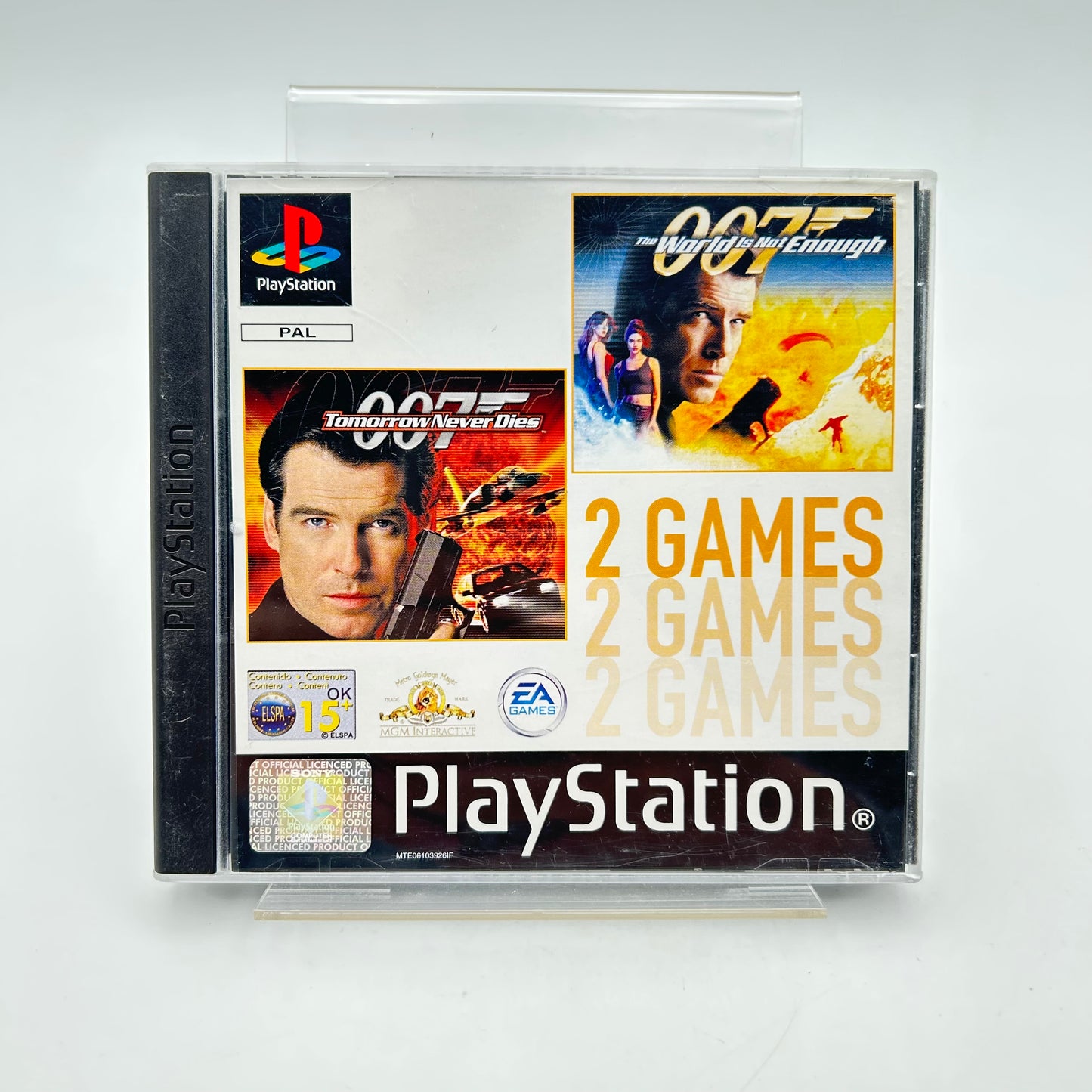 TOMORROW NEVER DIES THE WORLD IS NOT ENOUGH - PLAYSTATION 1