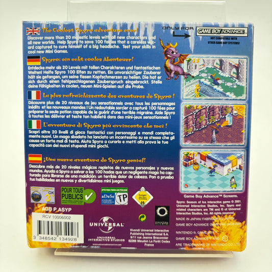 SPYRO: SEASON OF ICE - GAMEBOY ADVANCE