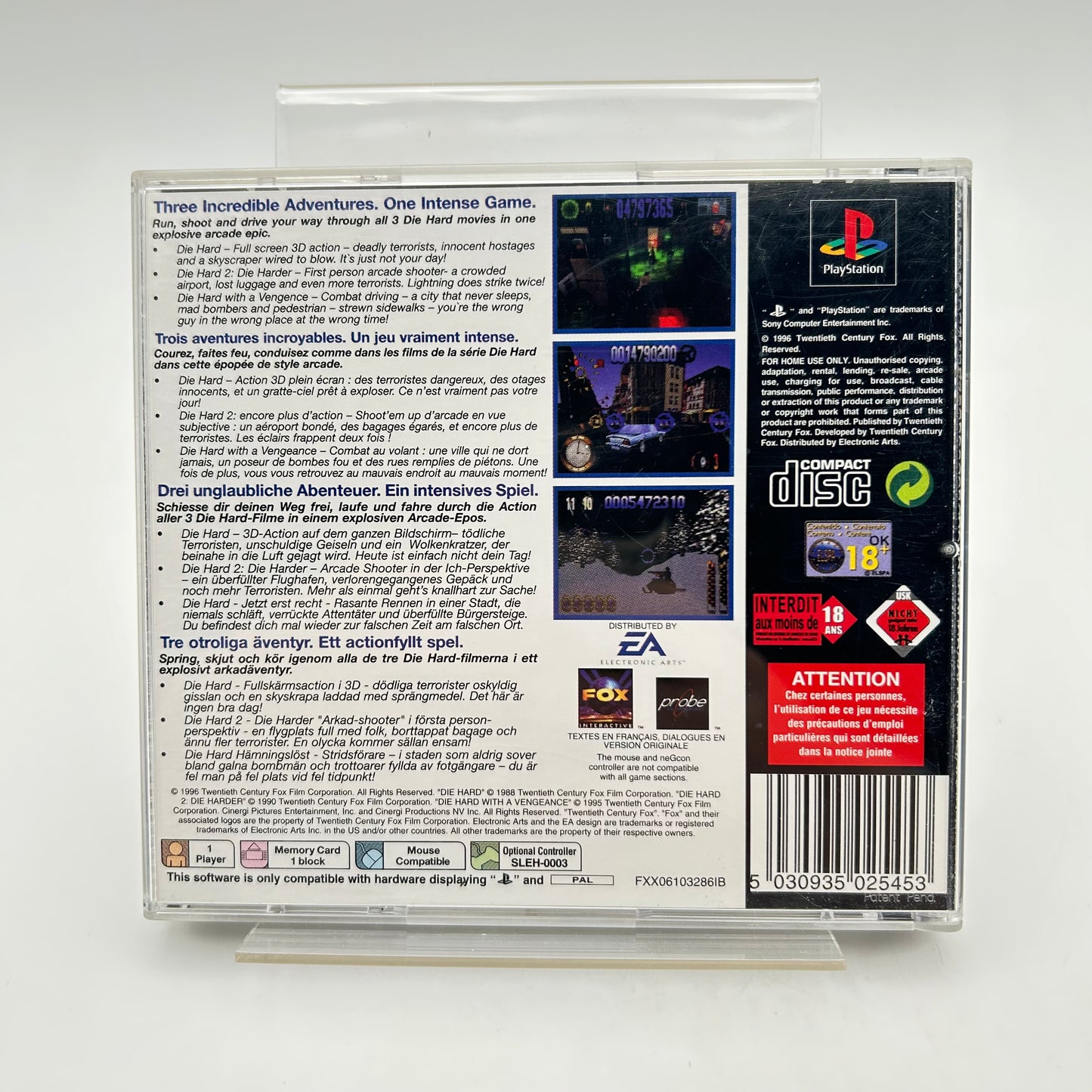 DIE HARD TRILOGY - PLAYSTATION 1