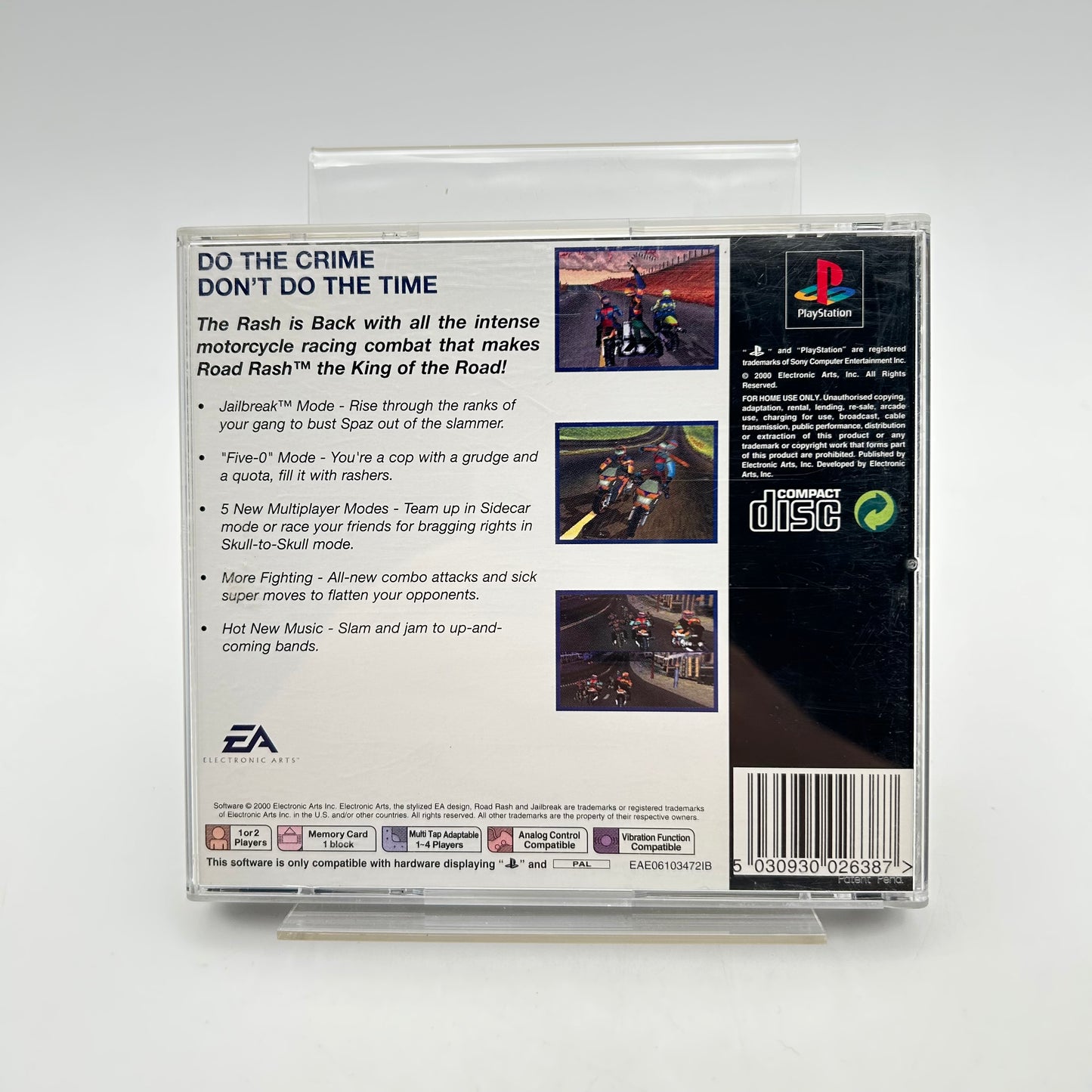 ROAD RASH JAILBREAK - PLAYSTATION 1