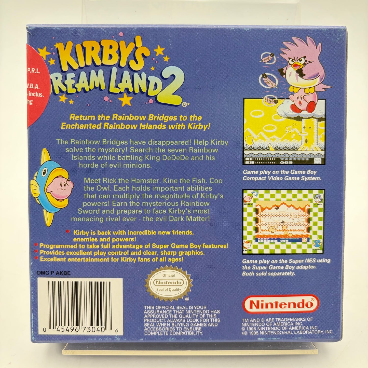 KIRBY'S DREAM LAND 2 - GAMEBOY