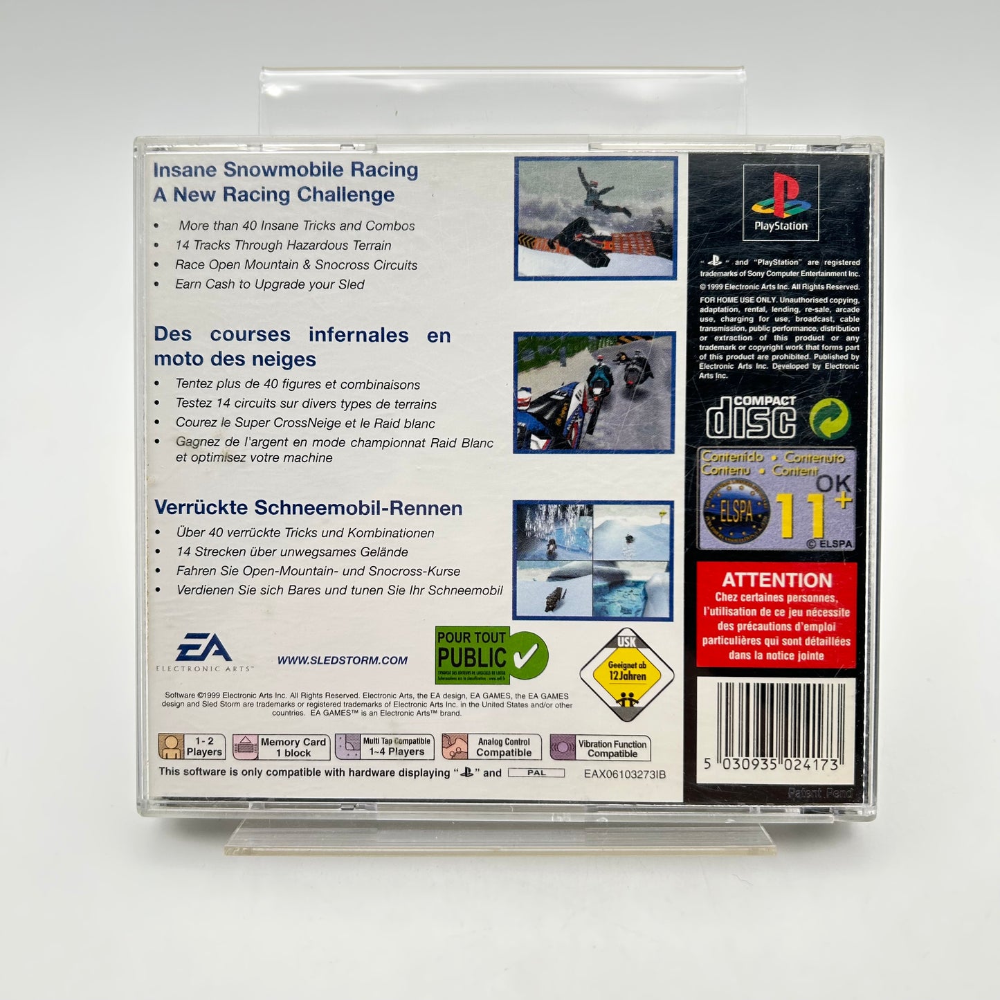 SLED STORM - PLAYSTATION 1