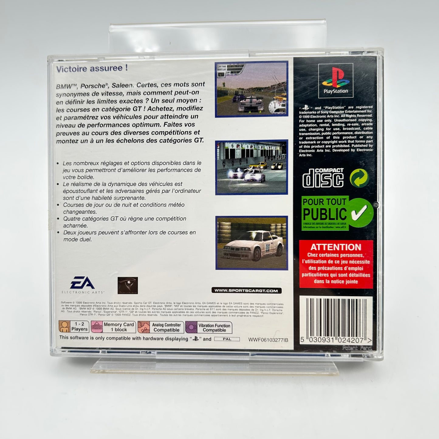 SPORTS CAR GT - PLAYSTATION 1