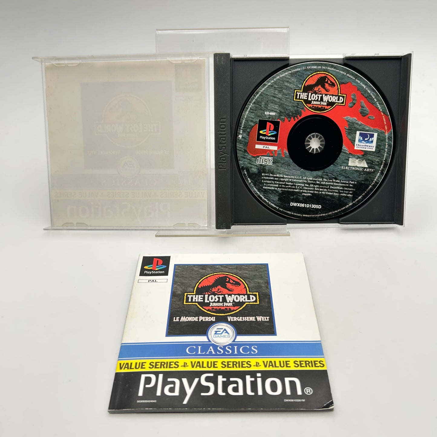 THE LOST WORLD JURASSIC PARK - PLAYSTATION 1