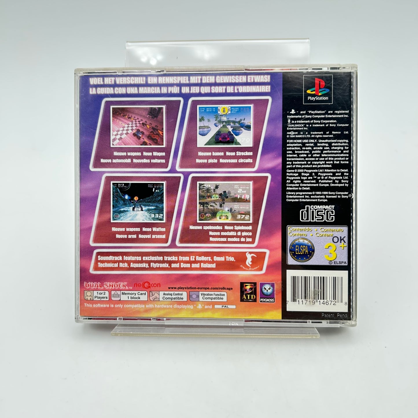 ROLLCAGE STAGE 2 - PLAYSTATION 1