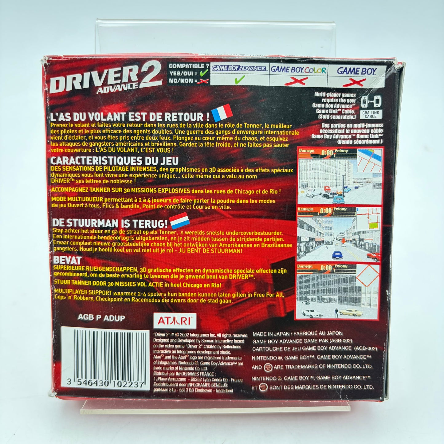 DRIVER 2 ADVANCE - GAMEBOY ADVANCE
