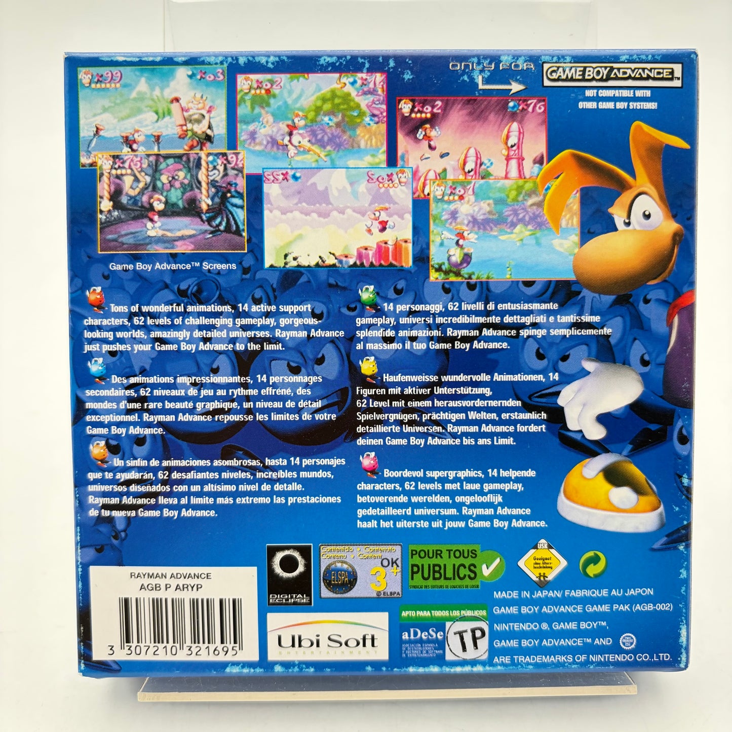 RAYMAN ADVANCE - GAMEBOY ADVANCE