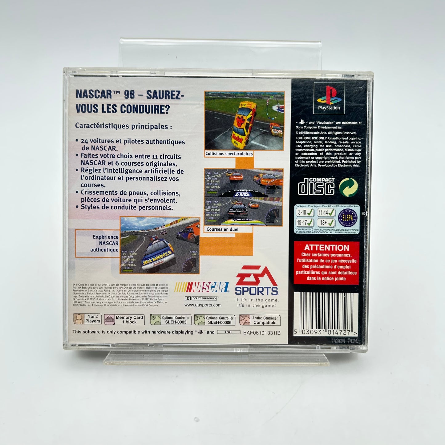 NASCAR 98 - PLAYSTATION 1