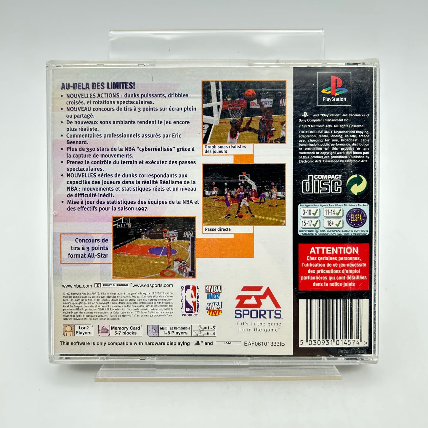 NBA LIVE 98 - PLAYSTATION 1