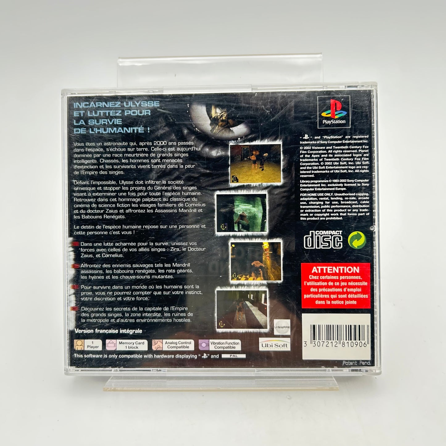 PLANÈTE DES SINGES - PLAYSTATION 1