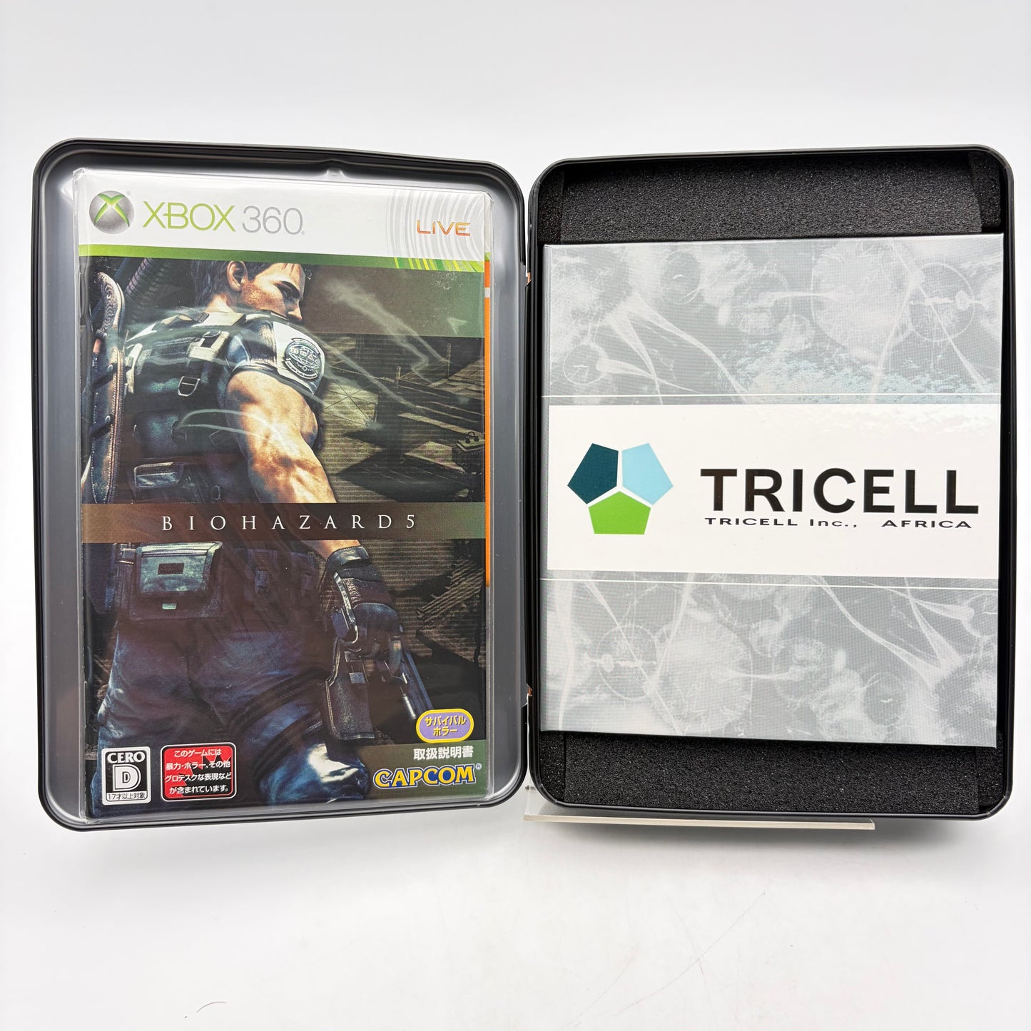 BIOHAZARD 5 METAL CASE - XBOX 360